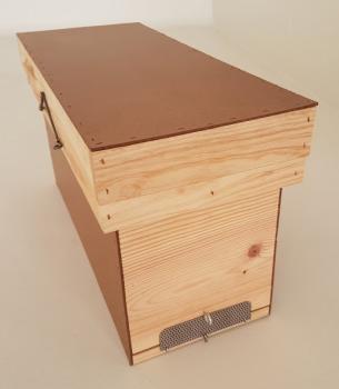 Nuc-Box für Schwarmtransfer mit 5 Rahmen aus Holz/Platex Dadant/industrial